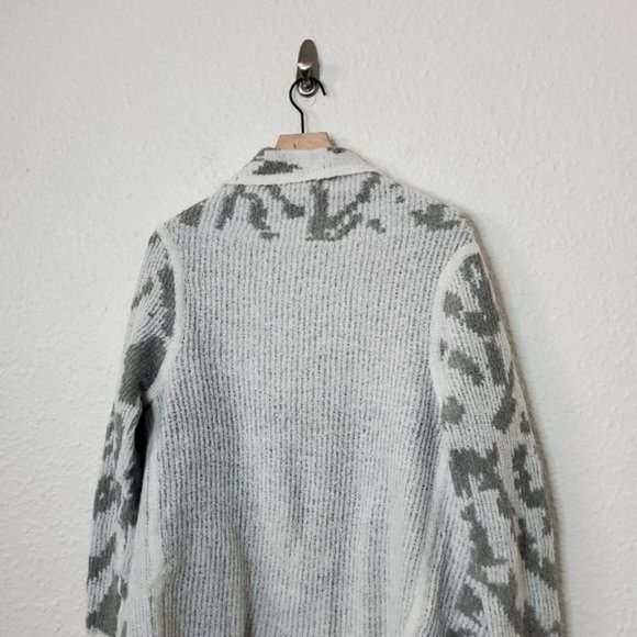 Prana Alberta Reversible Cardigan Sweater Wool Blend Women's Size Small - Picture 5 of 7